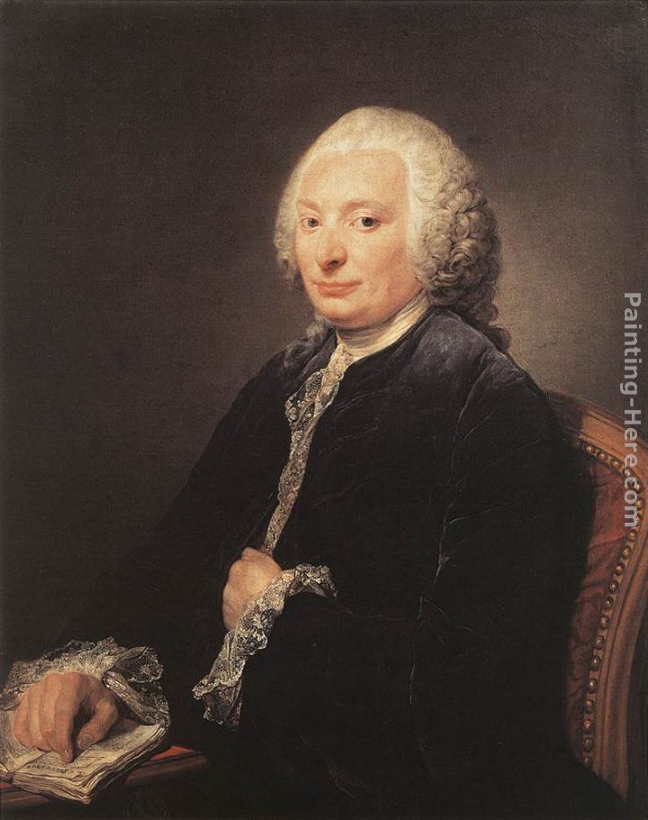 Portrait of George Gougenot de Croissy painting - Jean Baptiste Greuze Portrait of George Gougenot de Croissy art painting